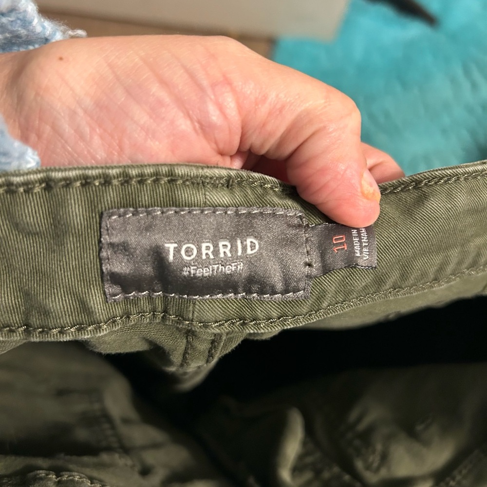 Torrid Olive Green Pants